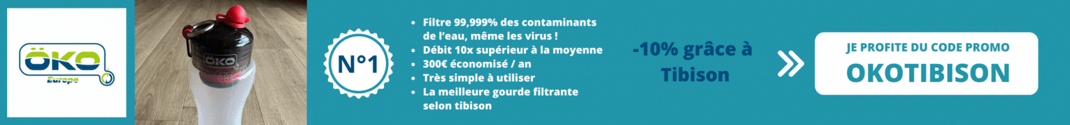 OKO - Gourde filtrante pour la randonnée