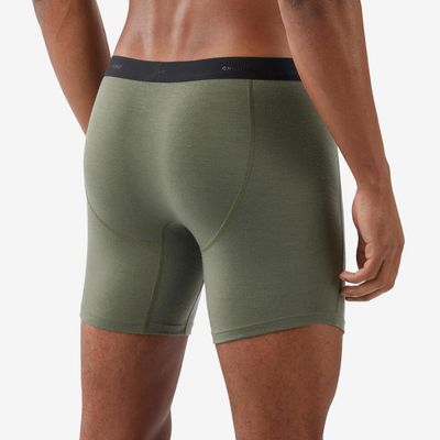 Sous vêtement boxer en laine mérinos de trek Forclaz MT500 - 2