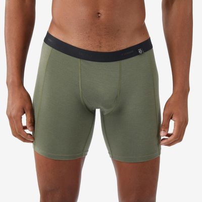 Sous vêtement boxer en laine mérinos de trek Forclaz MT500 - 3